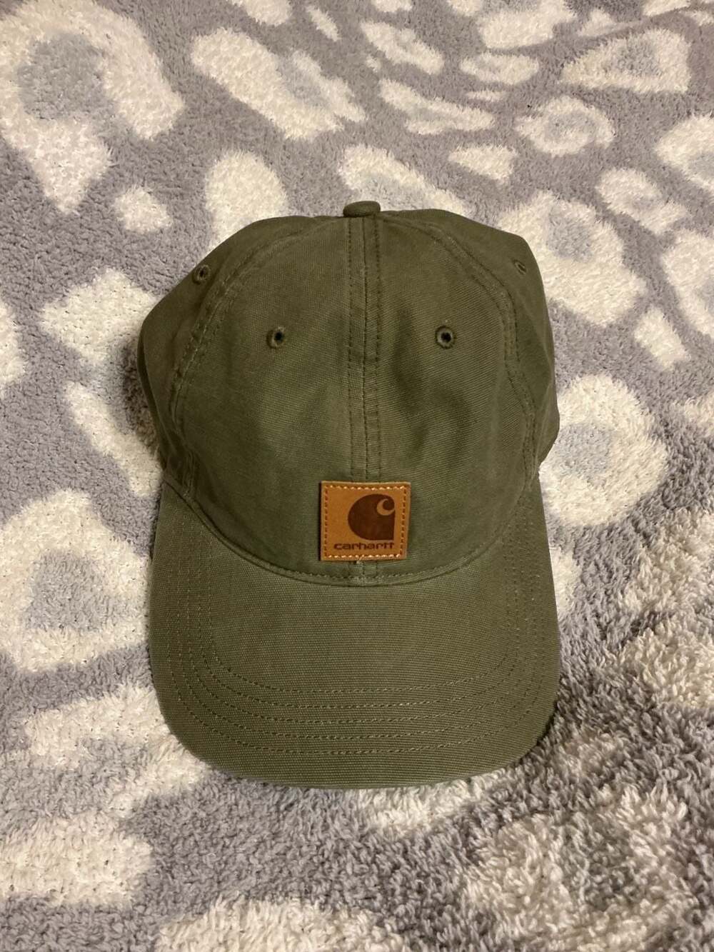 Carhartt Odessa Cap Green Cotton Canvas Adjustable Hat
